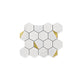 Frendorf | Hexagonale Moderne Peel and Stick Fliesen Mosaikfliesen Peel and Stick Rückwände