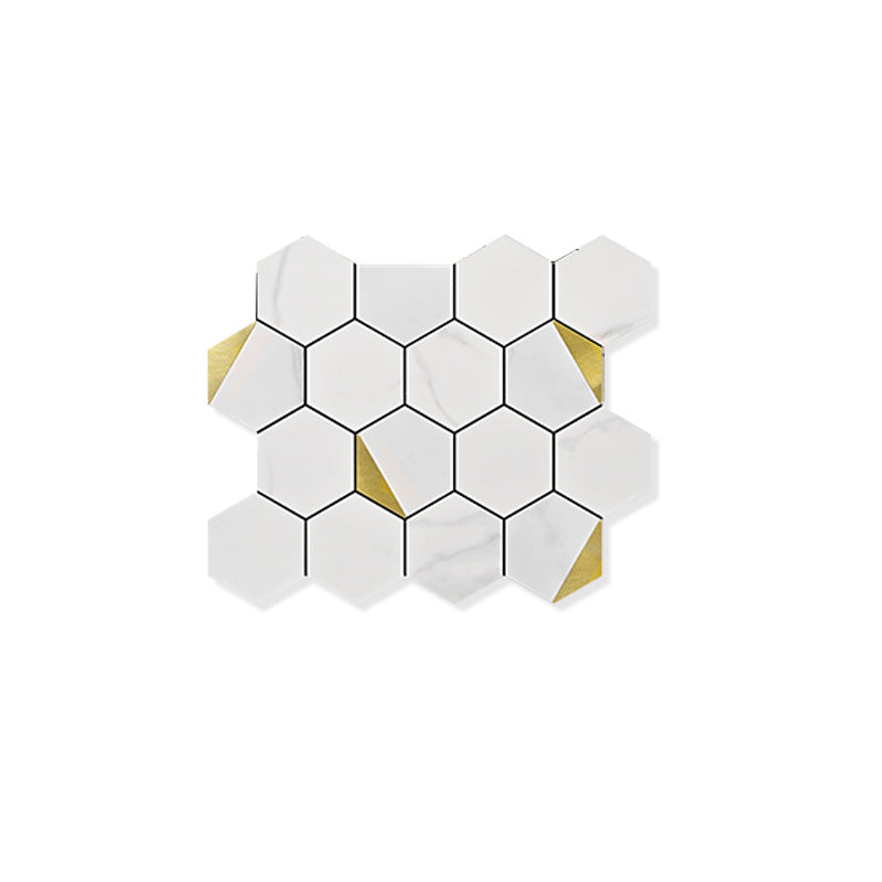 Frendorf | Hexagonale Moderne Peel and Stick Fliesen Mosaikfliesen Peel and Stick Rückwände
