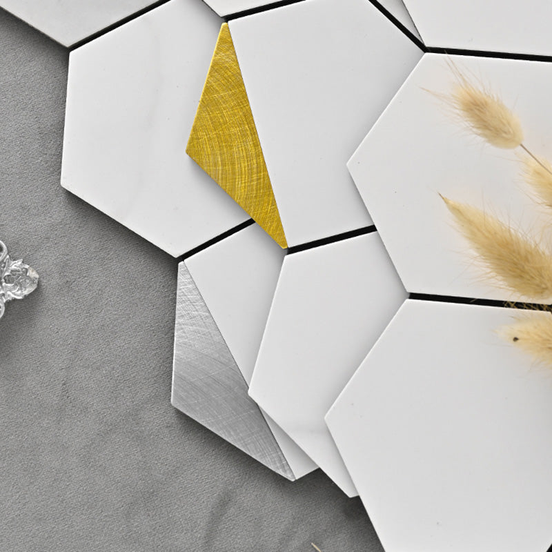 Frendorf | Hexagonale Moderne Peel and Stick Fliesen Mosaikfliesen Peel and Stick Rückwände