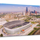 Frendorf | Luftaufnahme eines Stadions im Soldier Field II Wandkunst