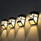 Frendorf | SolarLoom Outdoor LED Wandleuchten | Solarbetrieben | Wetterfest | Perfekt für Garten & Terrasse (2er-Set)