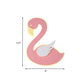 Frendorf | Roze Links/Rechts Zwanen Wandlamp Cartoon Acryl LED Plafond Wandlamp voor Baby Kamer