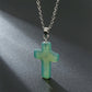 Frendorf | Halskette mit Kreuz aus natürlichen Edelsteinen – Seraphina