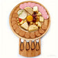 Frendorf | Bambus-Charcuterie-Brett mit Käsemessern – Stilvoll und Praktisch für Jeden Anlass