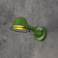 Frendorf | Metallic Dome Shade Wandverlichting Vintage Stijl 1 Licht Slaapkamer Draaibare Wandlamp met Ring in Wit/Rood