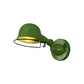 Frendorf | Metallic Dome Shade Wandverlichting Vintage Stijl 1 Licht Slaapkamer Draaibare Wandlamp met Ring in Wit/Rood