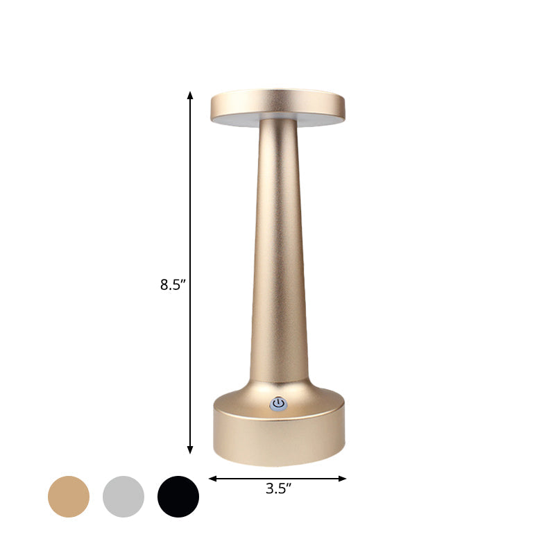 Kreis Esstisch Licht Modernismus Metallic Restaurant Wasserdicht LED Schreibtischlampe in Schwarz/Silber/Gold