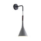 Frendorf | Funnel Bedsteekl سورة Verlichting Metaal 1-Lichte Modernistische Wandmontage Pendel Lamp in Zwart/Grijs
