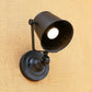 Frendorf | Antieke Stijl Emmer Wandlamp Sconces 1 Licht Ijzeren Verstelbare Wandgemonteerde Lamp in Zwart/Grijs voor Buiten