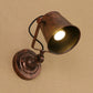 Frendorf | Antieke Stijl Emmer Wandlamp Sconces 1 Licht Ijzeren Verstelbare Wandgemonteerde Lamp in Zwart/Grijs voor Buiten
