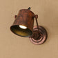 Frendorf | Antieke Stijl Emmer Wandlamp Sconces 1 Licht Ijzeren Verstelbare Wandgemonteerde Lamp in Zwart/Grijs voor Buiten