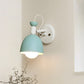 Frendorf | 1 Licht Wandlamp Nordic Stijl Dome Shade Metaal Wandlamp in Zwart/Wit voor Slaapkamer