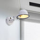 Frendorf | Rust/Witte Koepel Wandlamp Sconces Retro Stijl 1 Licht Eetkamer Verstelbare Wandverlichting met Ring