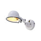 Frendorf | Rust/Witte Koepel Wandlamp Sconces Retro Stijl 1 Licht Eetkamer Verstelbare Wandverlichting met Ring