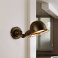 Frendorf | Rust/Witte Koepel Wandlamp Sconces Retro Stijl 1 Licht Eetkamer Verstelbare Wandverlichting met Ring