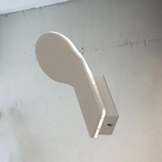 Frendorf | Bend Wandleuchte Moderne Stil Aluminium LED Weiße Oberfläche Wandleuchte in Weiß/Natur/Warm Licht