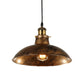 Antike stilvolle Schalenpendelleuchte 12"/14" B 1 Licht Schmiedeeisen Hängeleuchte mit Stecker in Schwarz/Grau