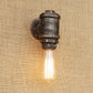 Frendorf | Antik Messing Rohr Wand Sconnnelampe Vintage Industriell Schmiedeeisen 1 Licht Innen Wandbeleuchtung