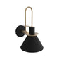 Frendorf | Funnel Shade Metallic Wandlamp Modernistische Stijl 1 Hoofdlamp Gang Sconce Verlichting in Zwart/Wit