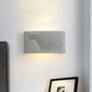Frendorf | 1 Kop Wandmontage Licht Moderne Stijl Rechthoek Cement Wandlamp in Grijs voor Nachttafels