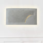 Frendorf | 1 Kop Wandmontage Licht Moderne Stijl Rechthoek Cement Wandlamp in Grijs voor Nachttafels