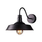 Frendorf | 2 Packs Barn Metal Wandverlichting Industrieel Retro 1 Hoofdlamp Keuken Wandlamp met Ganshalsarm in Zwart
