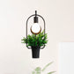 Frendorf | Exposed Bulb Metall Wandlampe mit Topfdekoration Lodge Stil 1 Licht Restaurant Wandbeleuchtung in Schwarz, 3"/4" B