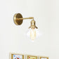 Frendorf | Gem Wandlicht Transparent Geribbeld Glas 1 Licht Retro Stil Buiten Wandlamp voor Porche