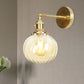 Frendorf | 1 Licht Globus Wandverlichting Amber Waterglas Rotatable Vintage Wandlamp voor Slaapkamer