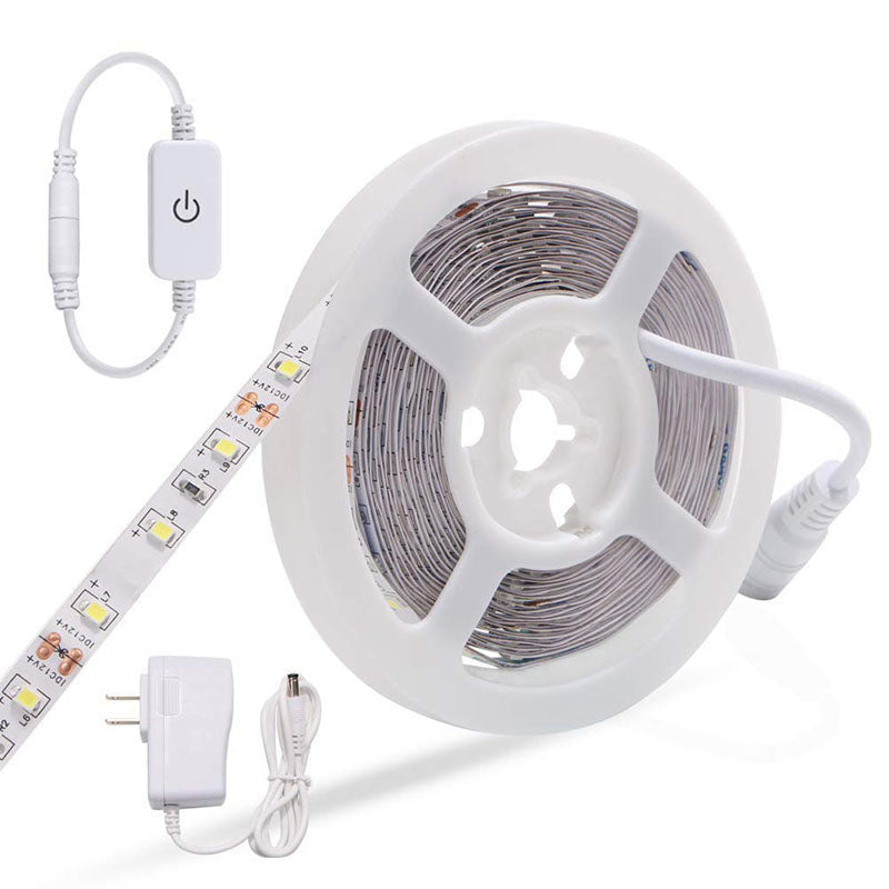 Modernism Slim Vanity Strip Light Metal LED Make-Up Beleuchtung in Weiß mit Ein/Aus-Schalter