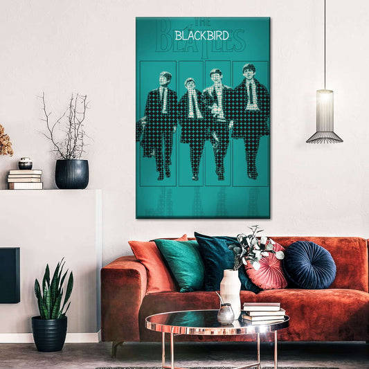 Frendorf | Poster Musik Minimalistisch Blackbird Wandkunst
