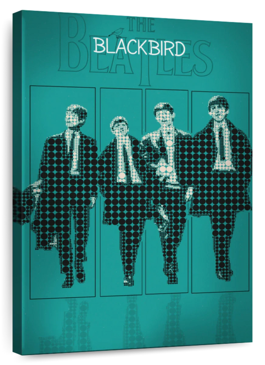 Frendorf | Poster Musik Minimalistisch Blackbird Wandkunst