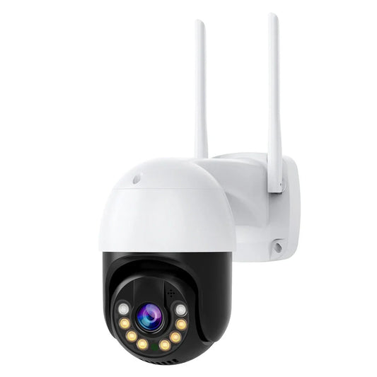 2MP WLAN PTZ Sicherheitskamera, AI Menschenerkennung, Nachtsicht, Zwei-Wege-Audio, IP66 wasserdicht, Fernbedienung