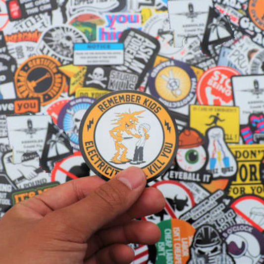 Frendorf | 150 nicht wiederholbare Aufkleber mit interessanten Mustern