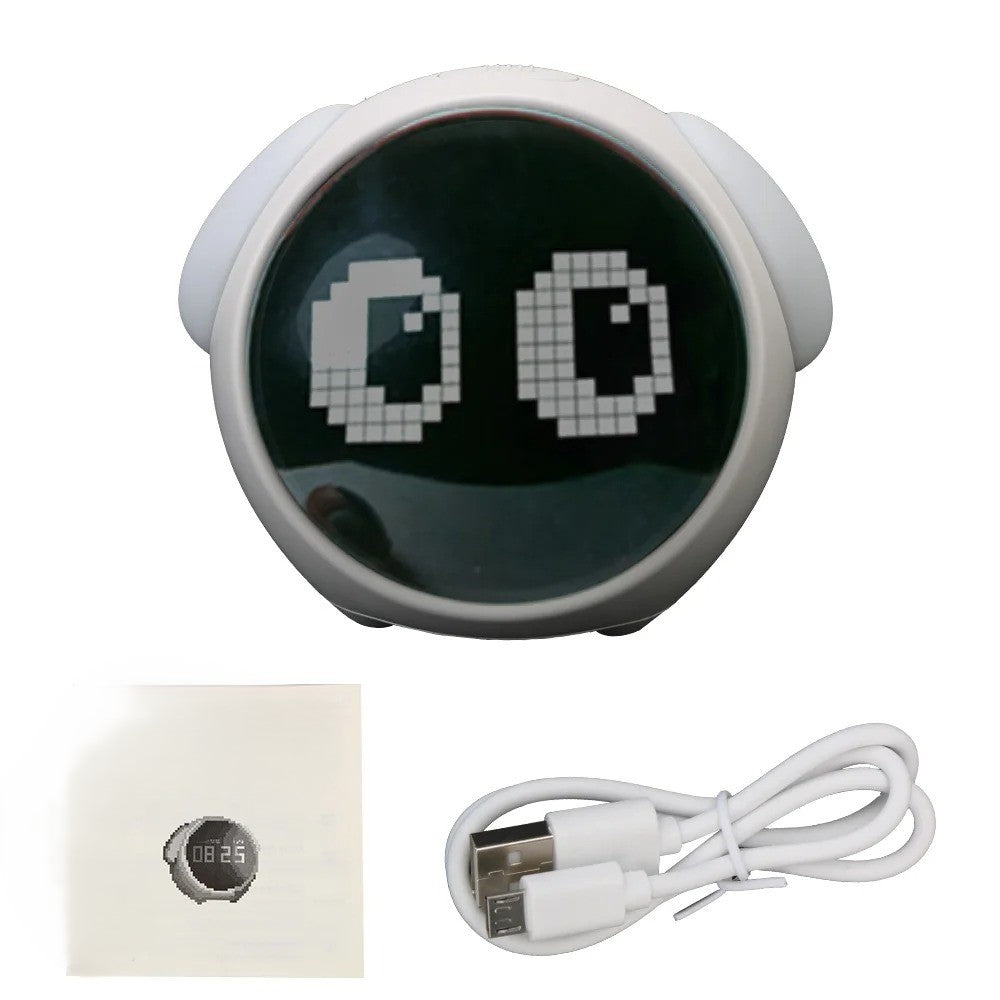 Frendorf | EmojiTime LED Wecker – Lustiges & Ausdrucksstarkes Digitaldisplay