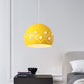 Ausschnitte Kuppel Shade Drop Pendelleuchte Macaron Eisen 1-Licht Rosa/Blau/Grün Aufhängung Lampe mit Eingebettetem Kristall Dekor