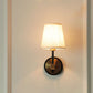 Frendorf | Stoffen Conische Wandlamp Wandlamp Landelijke Stijl 1/2-Kop Woonkamer Wandverlichting Ideeën in Zwart