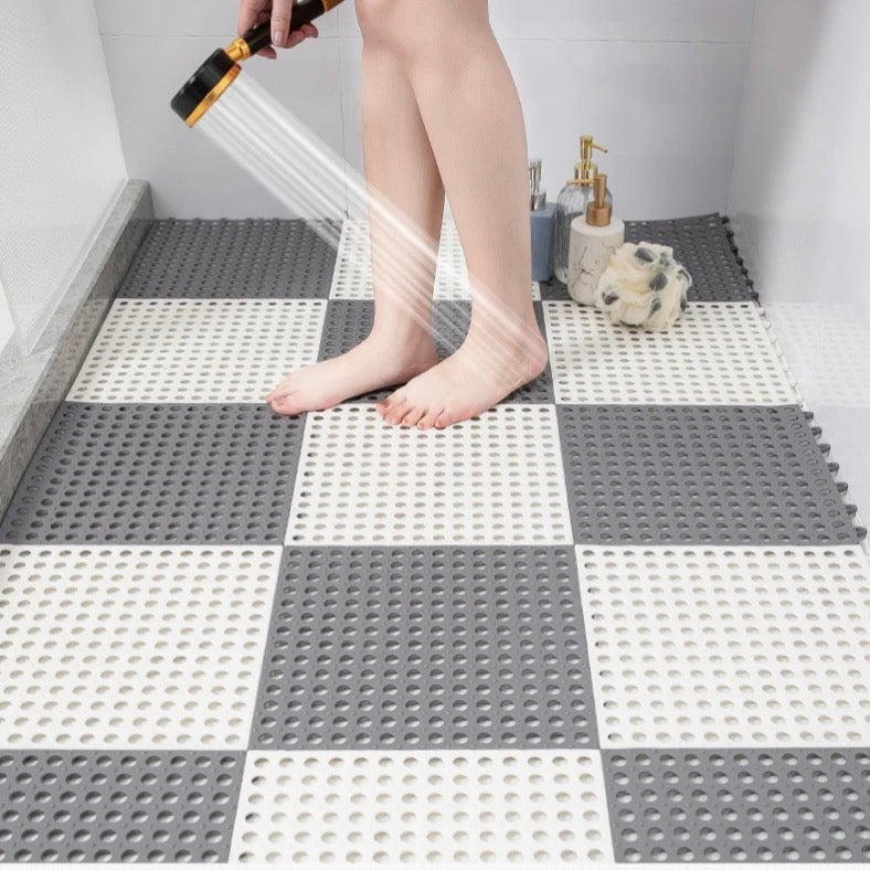 Frendorf | 12 Verbindungbare Badezimmer Antirutschmatten