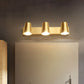 1/2/3-Kopf Metall Vanity Beleuchtung Antikmessing-Finish Becherform Badezimmer Wandleuchte Lampe