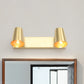 1/2/3-Kopf Metall Vanity Beleuchtung Antikmessing-Finish Becherform Badezimmer Wandleuchte Lampe