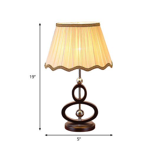 Frendorf | Serenova – Elegante rustikale Nachttischlampe