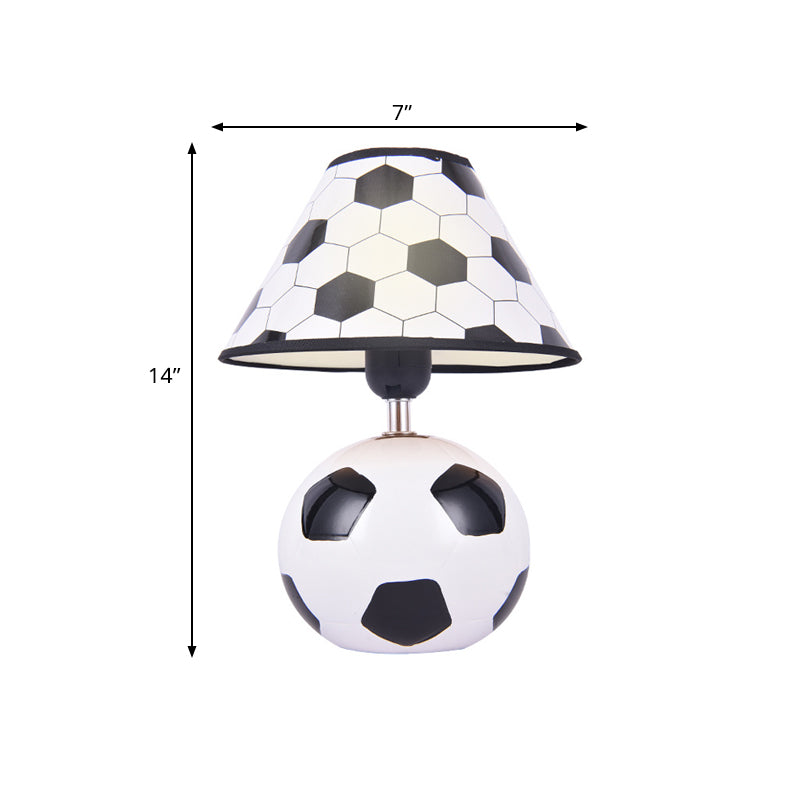 Frendorf | StrikerShade – Fußball keramische Schreibtischlampe