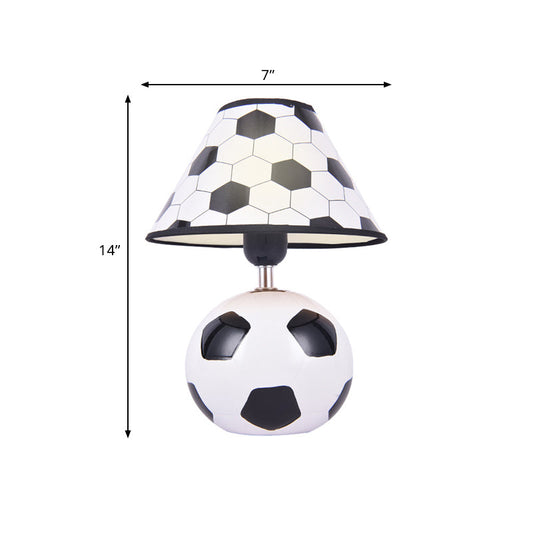 Frendorf | StrikerShade – Fußball keramische Schreibtischlampe