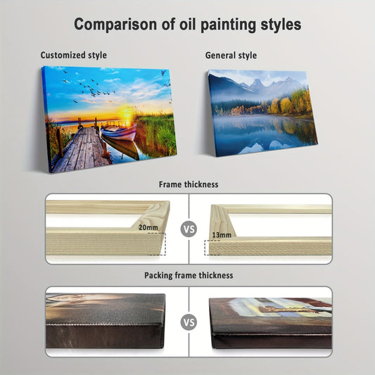 Kreatives Gerahmtes Leinwanddruck-Poster Benutzerdefiniertes Foto Personalisierte Wandkunst für Valentinstagsdekor Kunstwerk Wandmalerei Geschenk Andenken