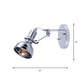 Frendorf | Polished Chrome Torchlight Wandverlichting Industriële Metaal 1 Hoofd Nachtkastje Rotating Wandgemonteerd Lichtarmatuur
