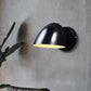 Frendorf | Schwarze Winkelglocken-Mini-Wandlampe Minimalistische Metall 1 Glühbirne Schlafzimmer Wandleuchten Lichtinstallation