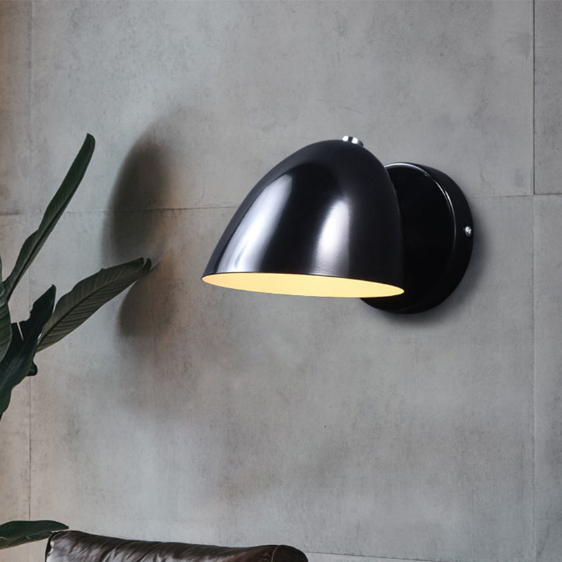 Frendorf | Schwarze Winkelglocken-Mini-Wandlampe Minimalistische Metall 1 Glühbirne Schlafzimmer Wandleuchten Lichtinstallation