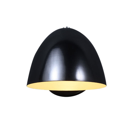 Frendorf | Schwarze Winkelglocken-Mini-Wandlampe Minimalistische Metall 1 Glühbirne Schlafzimmer Wandleuchten Lichtinstallation