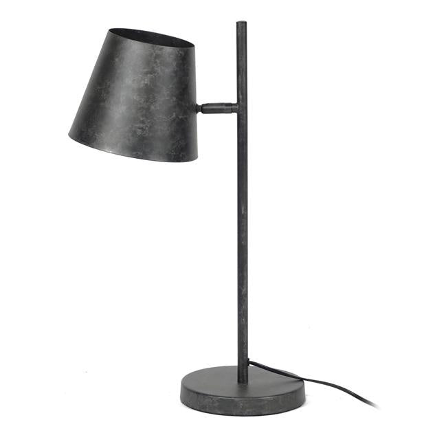Frendorf | ModernEdge Anthrazit Tischlampe | Zeitloses und Modernes Design | Perfekt für Wohn- & Schlafzimmer | Stilvolle Beleuchtung