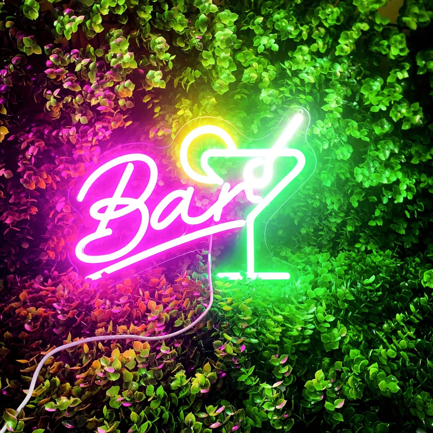 Frendorf | Dimmbarer LED-Neon-Bar-Schild – USB-betrieben mit Dimmer